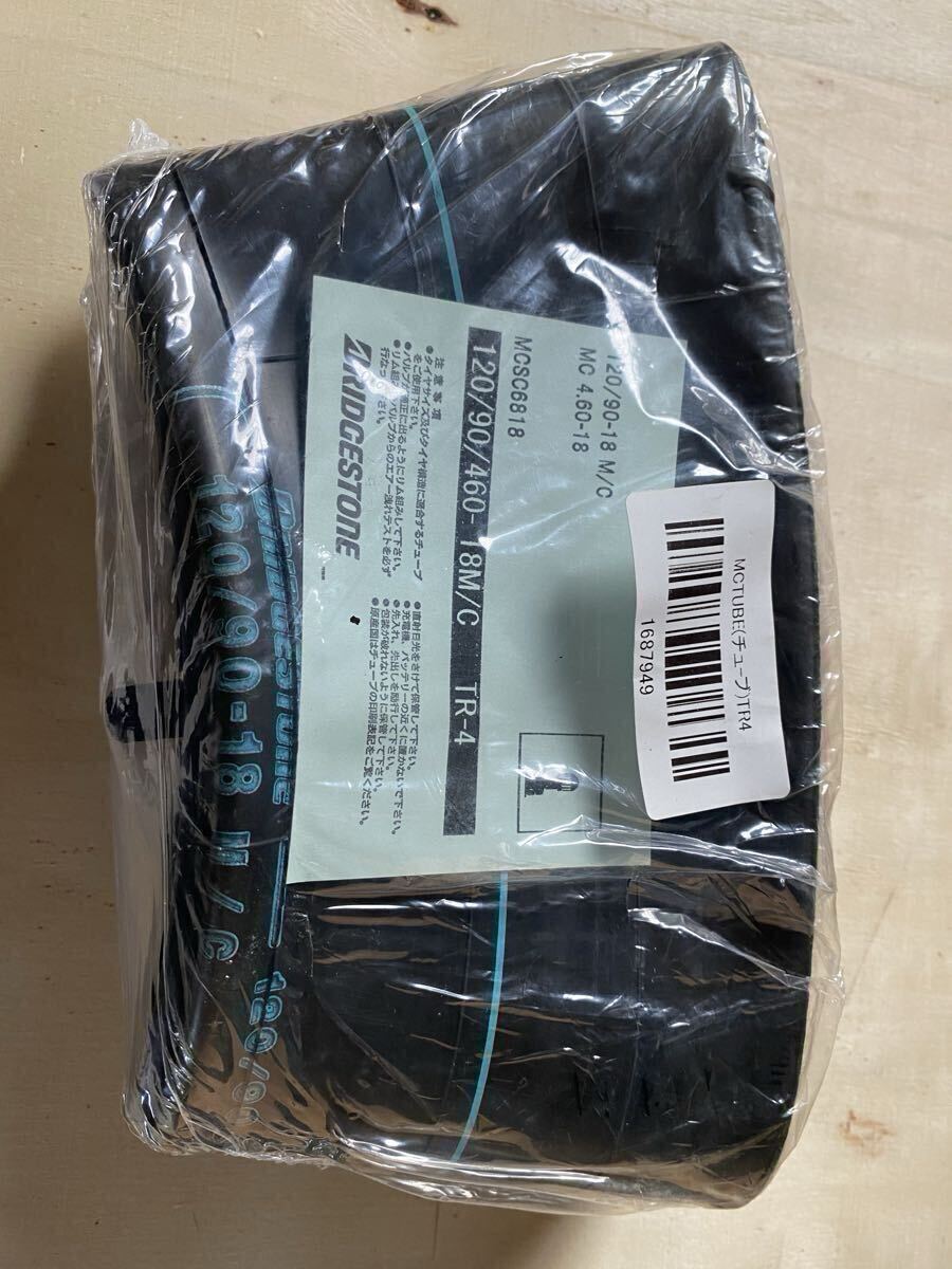 宅急便EAZY送料無料　BRIDGESTONE ブリヂストン MC TUBE 120/90/460-18M/C TR-4 タイヤチューブ_画像1