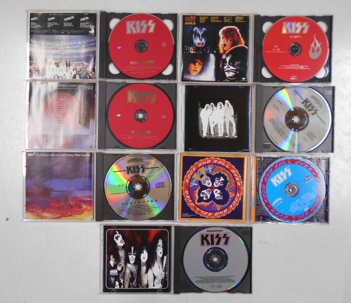 KISSkisCD 9 позиций комплект совместно земля . c . человек kis* First / земля .. ... бумага жакет specification ALIVE/Love Gun др. [tsu875]