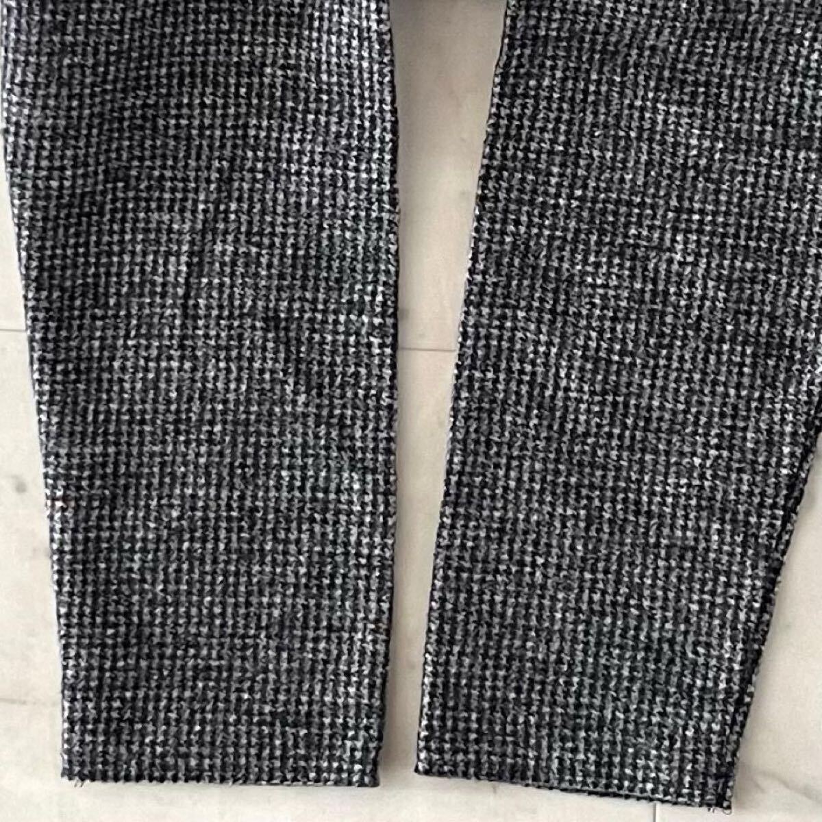 美品*GALERIE VIE ギャルリーヴィー ウール混フーデッドノーカラーコート S ゆったり グレー系 日本製 アウター 長袖 レディース_画像6