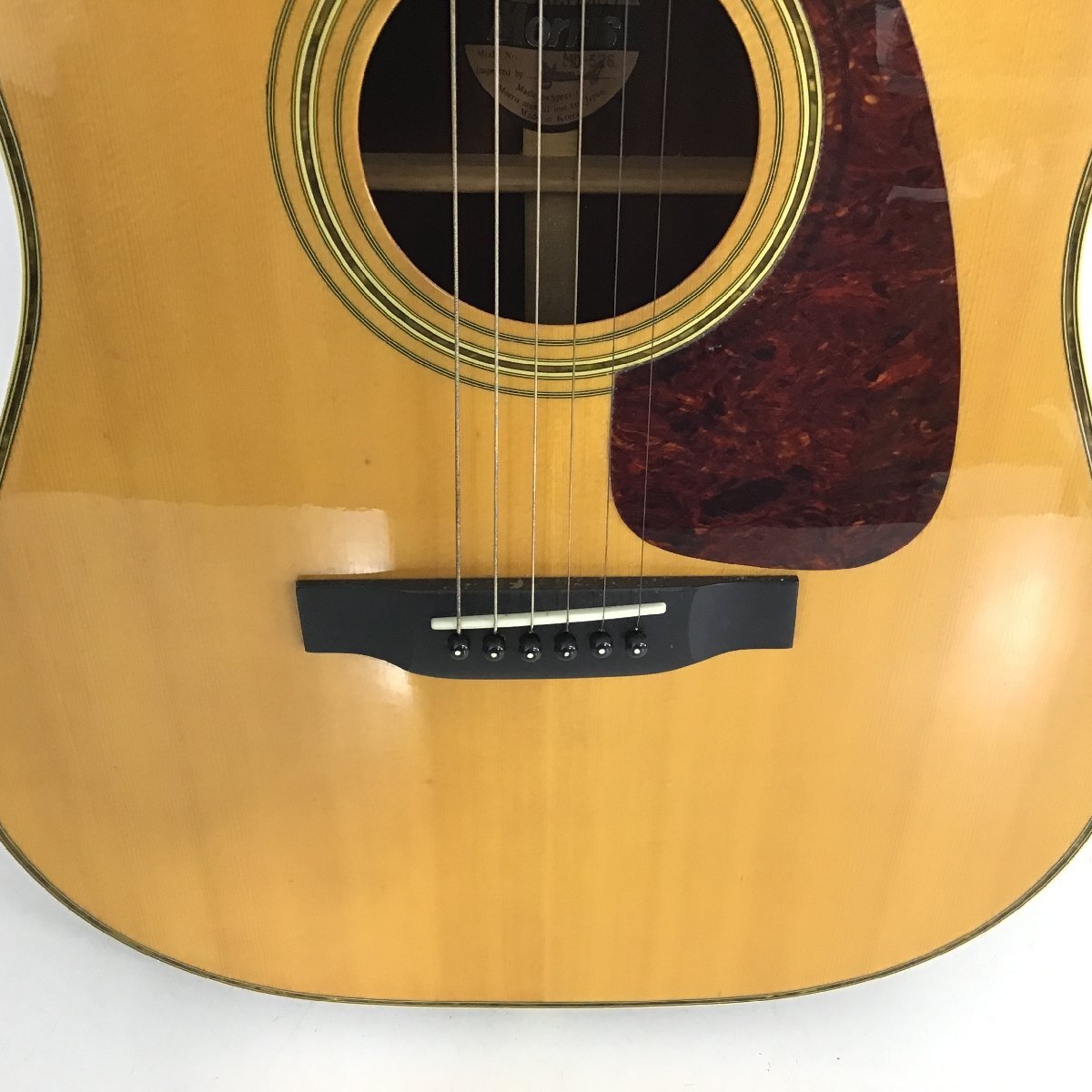 Morris Morris акустическая гитара MD-526 жесткий чехол имеется струнные инструменты текущее состояние товар [ включение в покупку не возможно / распродажа /11-127]