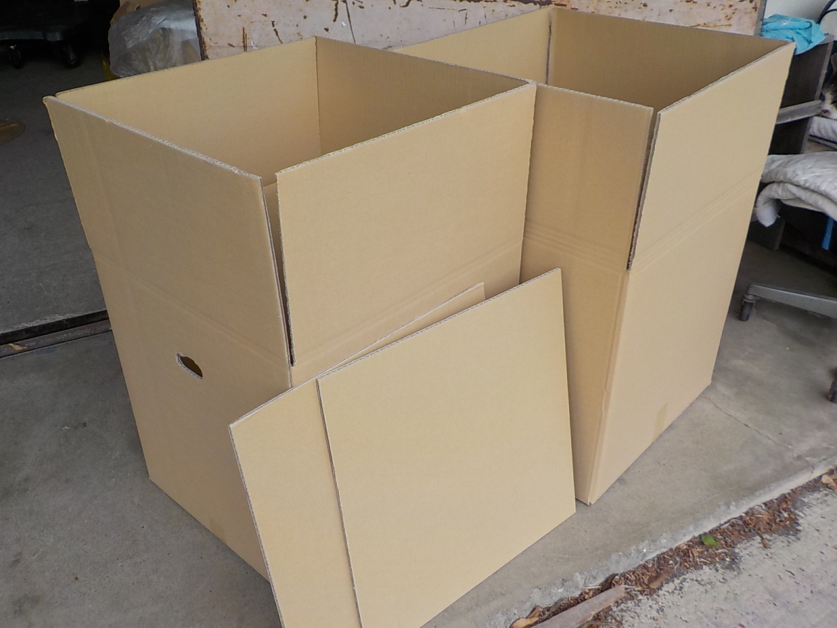 ■アルミホイール梱包用段ボール17インチ18インチ1台分セット（2本1個口2箱）きついですが19インチも■京都発_画像1