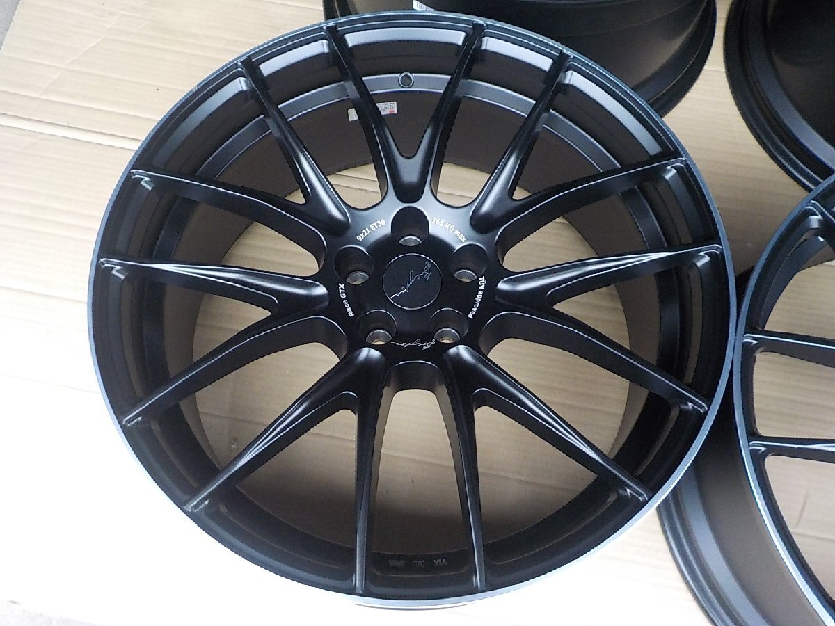 ■業者宛送料安 BMW X3(G01)X4 iX3(G08)5シリーズ(G30)ブレイトン RaceGTX21インチアルミ4本 9/10.5J 112/5 66.6φ極上■京都発_画像3
