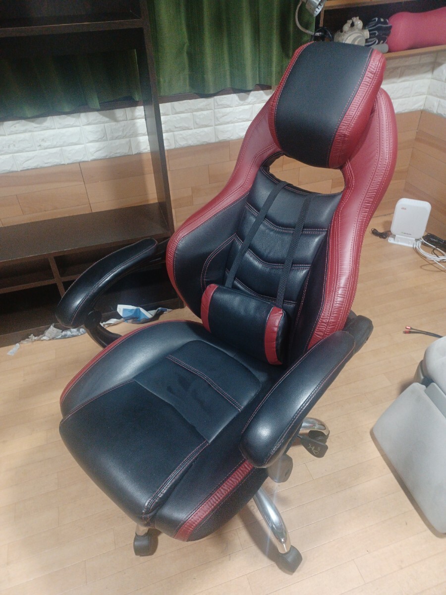 引取限定　オフィスチェア 　リクライニング_画像3
