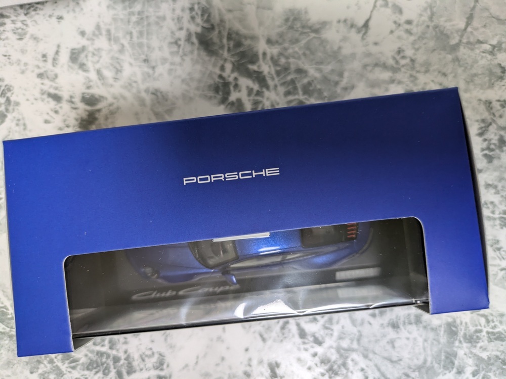 スパーク Spark 1/43 ポルシェ 911 (992.2) Carrera T Club Coupe club ブルー Porsche works 特注品_画像4