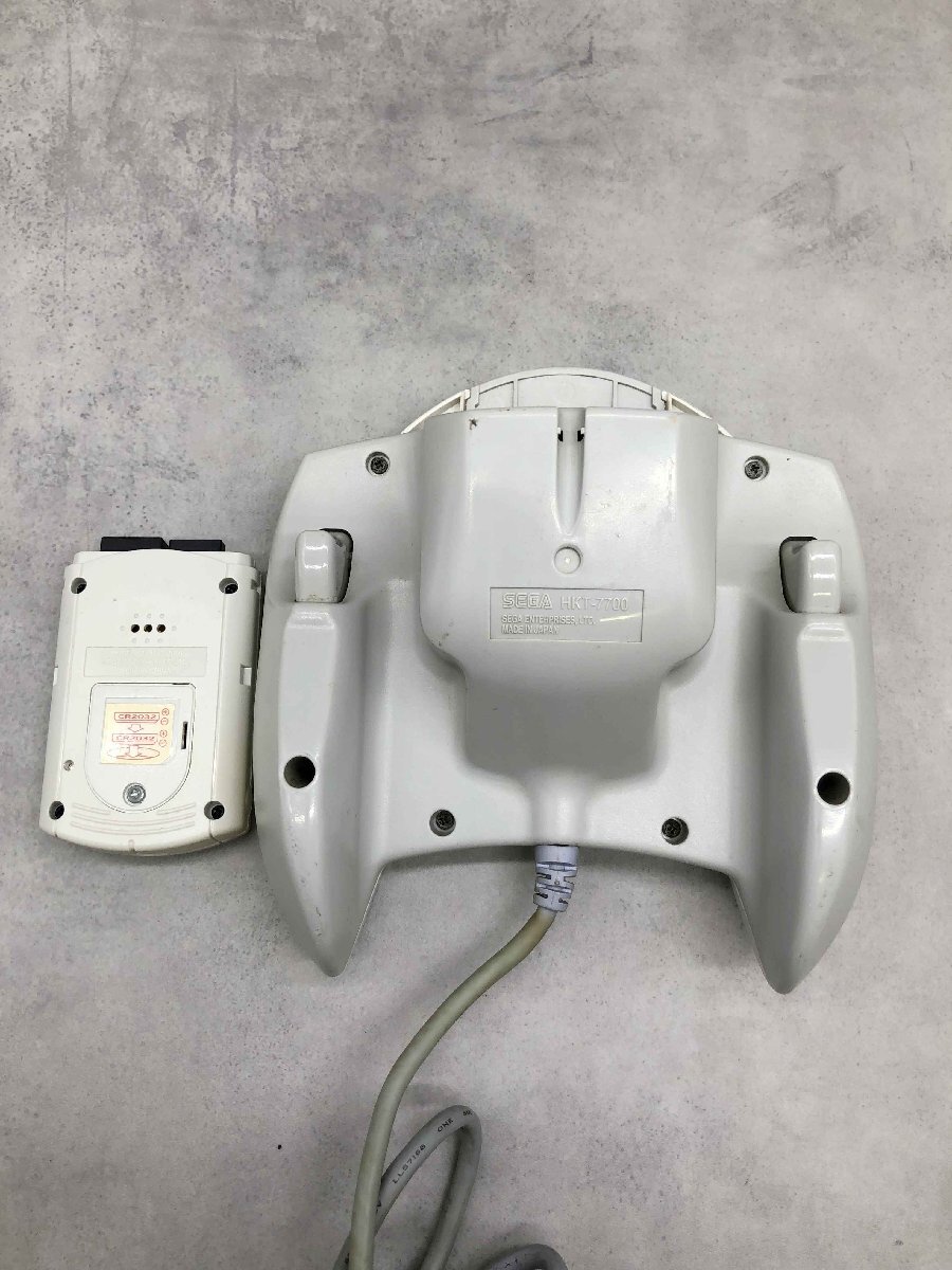 ドリームキャスト 一式 【GM16】本体 HKT-3000 コントローラー HKT-7700 ビジュアルメモリ HKT-7000 ゲーム機 据え置き型 動作品 250819_画像7