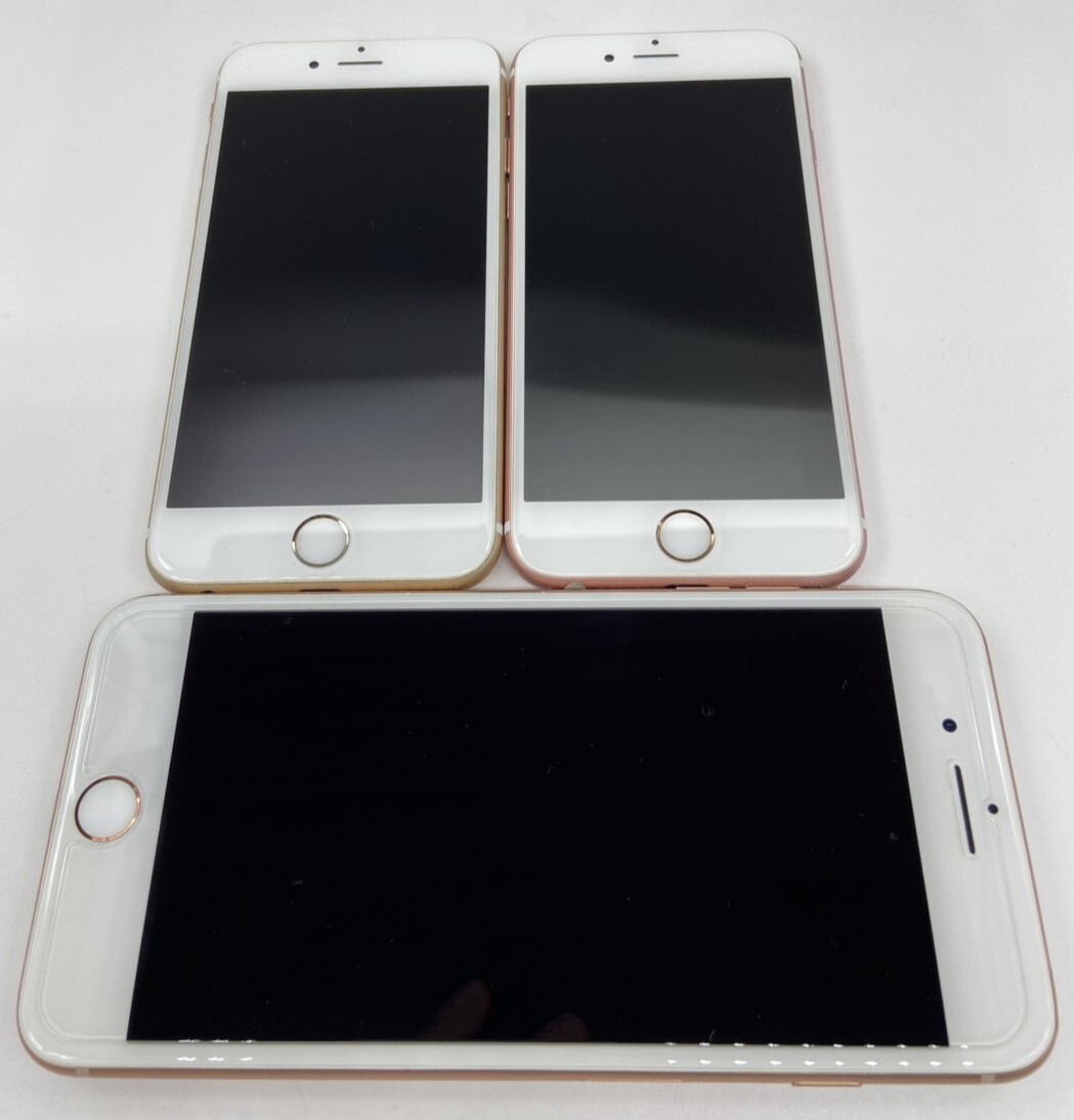 3台まとめ 稼働品 初期化済 iPhone 6S 8plus MKQQ2J/A MKQM2J/A MQ9M2J/A apple アイフォン アップル_画像9