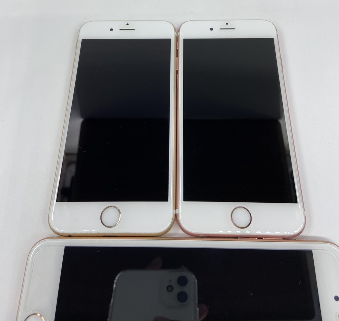 3台まとめ 稼働品 初期化済 iPhone 6S 8plus MKQQ2J/A MKQM2J/A MQ9M2J/A apple アイフォン アップル_画像8