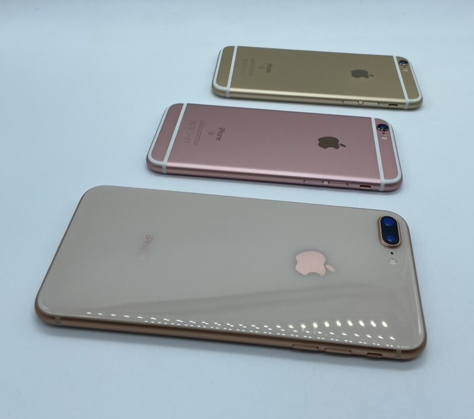 3台まとめ 稼働品 初期化済 iPhone 6S 8plus MKQQ2J/A MKQM2J/A MQ9M2J/A apple アイフォン アップル_画像5