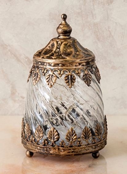 輸入雑貨 LED ランタン ロワール ランプ アンティーク ゴールド リビングスタジオ 直輸入 カンテラ シャビーシック 吊り下げ YF20220138G_画像2