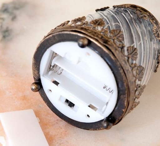 輸入雑貨 LED ランタン ロワール ランプ アンティーク ゴールド リビングスタジオ 直輸入 カンテラ シャビーシック 吊り下げ YF20220138G_画像5