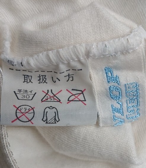 [生産終了]〈中古美品〉ダンロップ DUNLOPアンダースコート 前3&後6段フリル 白 Lサイズ 昭和レトロコスプレ 004_画像4