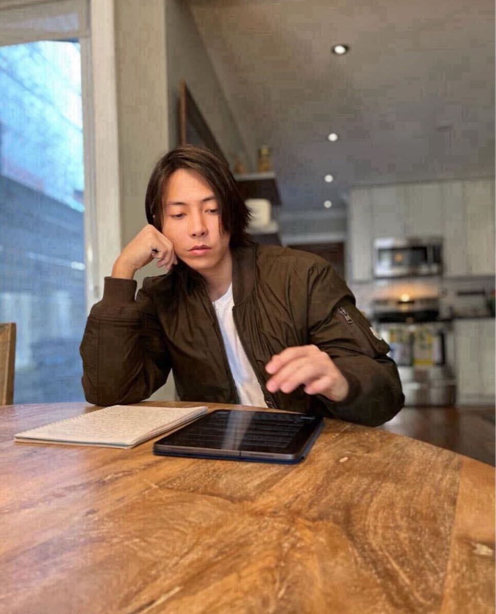 未使用級/Mサイズ◎ MONCLER モンクレール GRANVILLE リバーシブル ダウンジャケット MA-1 ブルゾン Wジップ メンズ 山下智久着用モデル 1_画像10