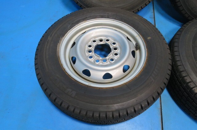 ◆2022年スタッドレス◆145/80R12 80/78N LT◆BRIDGESTONE W300◆12×4J 4穴 PCD100 110 114.3マルチ◆軽トラ、軽バン◆B 430_画像2