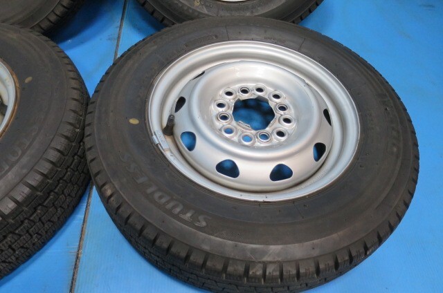 ◆2022年スタッドレス◆145/80R12 80/78N LT◆BRIDGESTONE W300◆12×4J 4穴 PCD100 110 114.3マルチ◆軽トラ、軽バン◆B 430_画像4