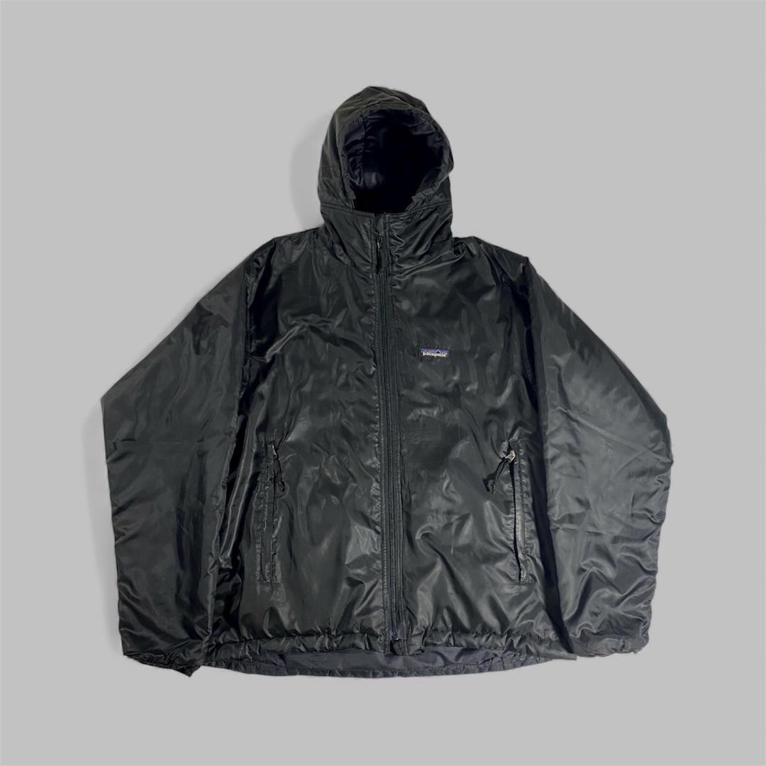 02年製 Patagonia パフジャケット ブラック タイ製_画像1