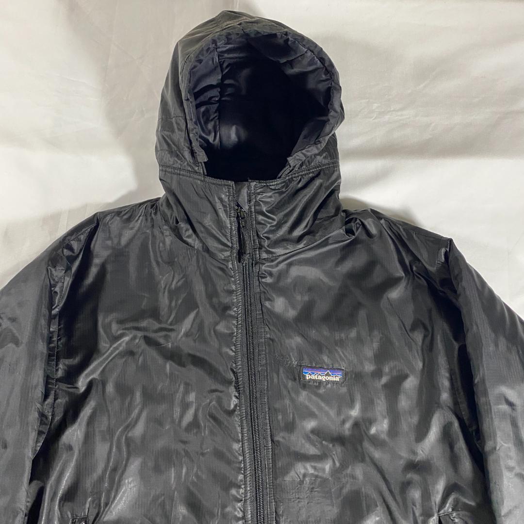 02年製 Patagonia パフジャケット ブラック タイ製_画像6