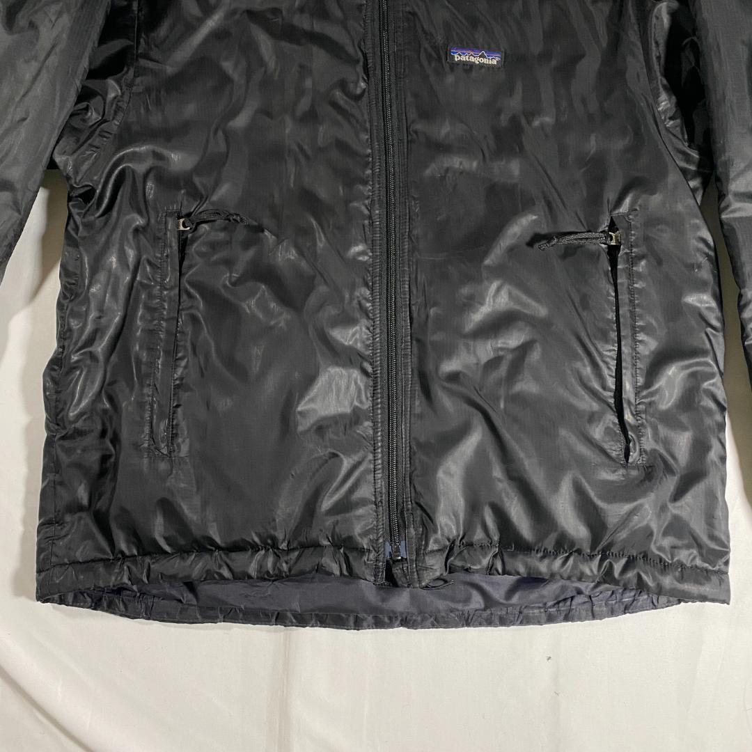 02年製 Patagonia パフジャケット ブラック タイ製_画像7