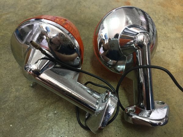 0018 ホンダ ウインカー リア C50 C65 C70 C90 カブ 旧車 cub winker ria honda vela_parts_画像3