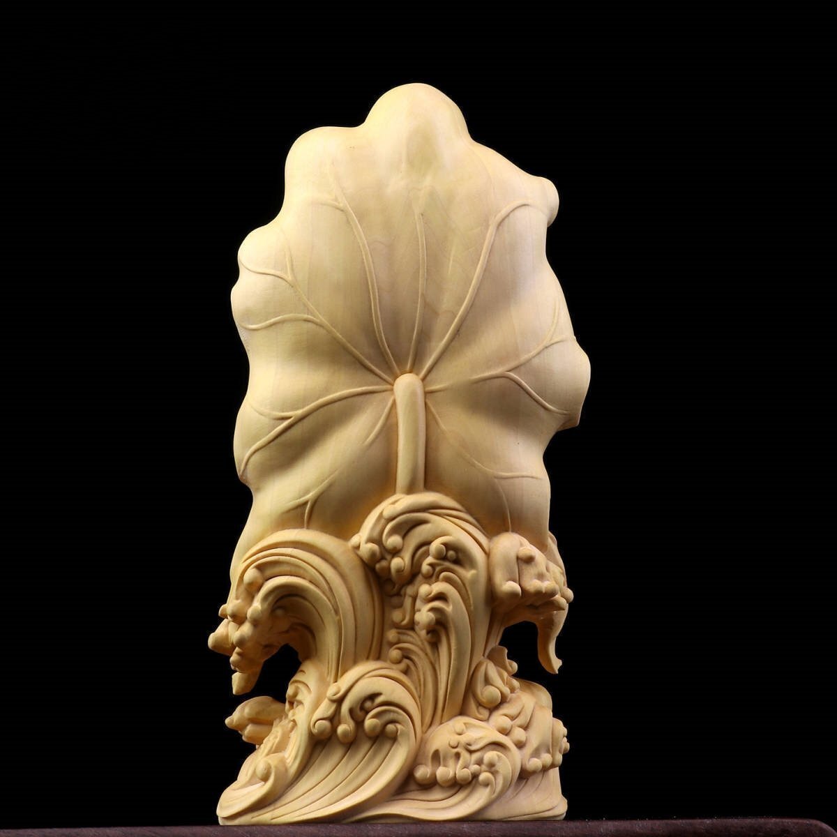  прекрасный товар дерево гравюра изображение Будды свободный . звук бодисатва .. резьба по дереву . состояние счастливый случай буддизм изделие прикладного искусства точный скульптура высота 18cm