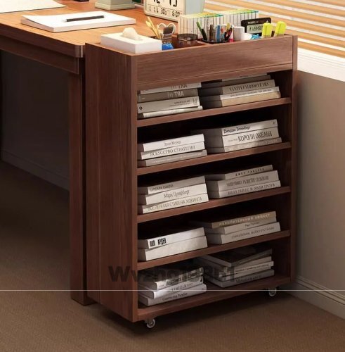  реальный дерево книжный шкаф приземление место хранения полки передвижной Cart книжка место хранения полки для бытового использования простой много слой ребенок книжная полка 