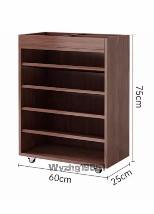  реальный дерево книжный шкаф приземление место хранения полки передвижной Cart книжка место хранения полки для бытового использования простой много слой ребенок книжная полка 