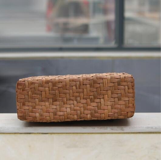 職人手作り良品 山葡萄かごバッグ 手編み山葡萄籠バッグ バスケット籐かご 高級UPハンドバック_画像5