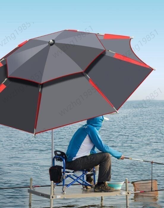  рыбалка зонт 1.8m тепловая защита водоотталкивающая отделка уголь элемент волокно зонт от солнца зонт рыбалка зонт 360 раз вращение угол настройка наклон функция . дождь двоякое применение UV защита выгоревший на солнце участок предотвращение 