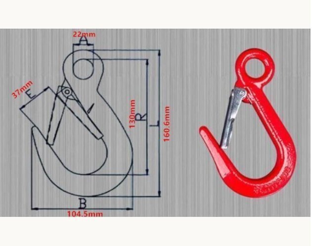 4本吊り ベルトスリング スリングベルト 作業用 荷吊り 合金鋼製フック付き リング付き ポリエステル製 1.5m 耐荷重3t ベルト幅5cm_画像4