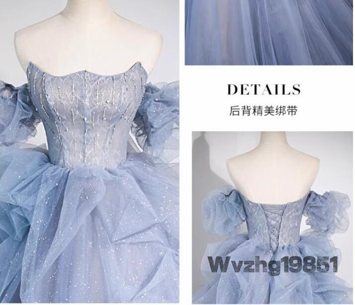 高級★流行美品気質演出芸考大会年度主催ピアノ独唱成人式ポンポンスカート_画像4