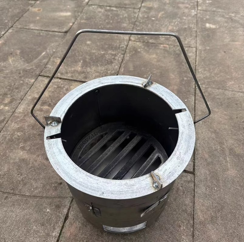 多機能家庭用炭火炉・囲炉裏・野外料理・バーベキュー・炒め物・暖房用ストーブ_画像5
