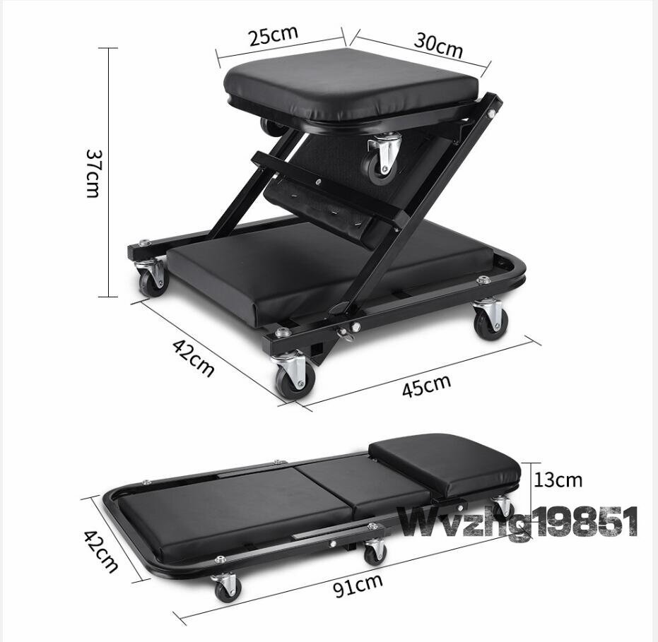 【快適です】多機能修理用ベッド板厚修理折りたたみプーリ自動車修理工具携帯工具修理_画像2