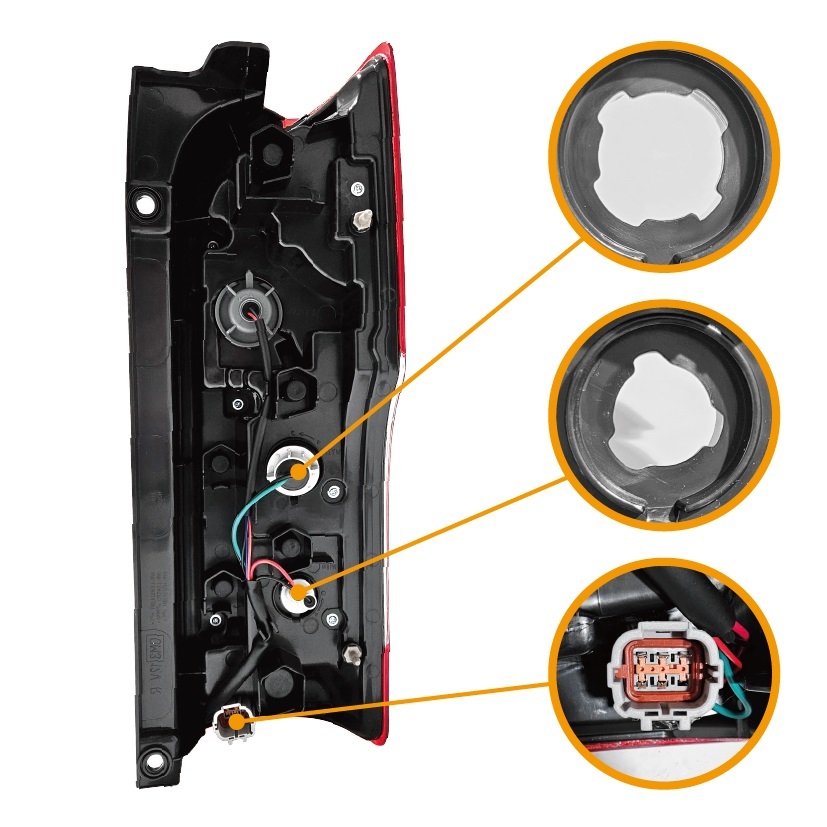 日産 NV350 キャラバン E26 系 前期 後期 ルック LED テール ランプ 純正 タイプ 左右 セット ブレーキ ランプ テール ライト_画像4