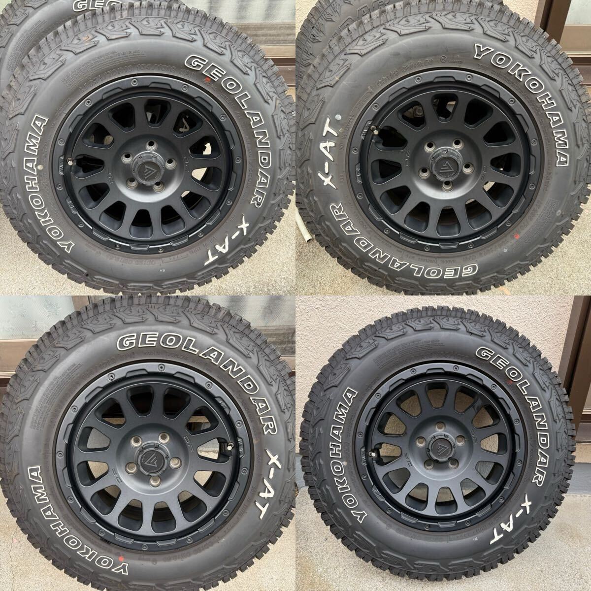 【美品】デルタフォース 黒センタオーナメント 7J +42 235/70R16 ジオランダー X-AT 2024年製 デリカ フォレスター エクストレイル_画像1