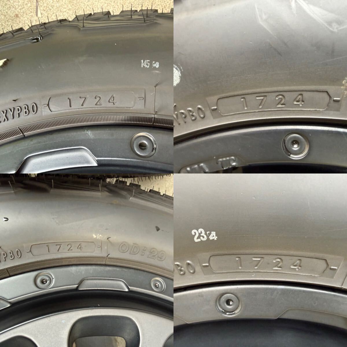 【美品】デルタフォース 黒センタオーナメント 7J +42 235/70R16 ジオランダー X-AT 2024年製 デリカ フォレスター エクストレイル_画像4