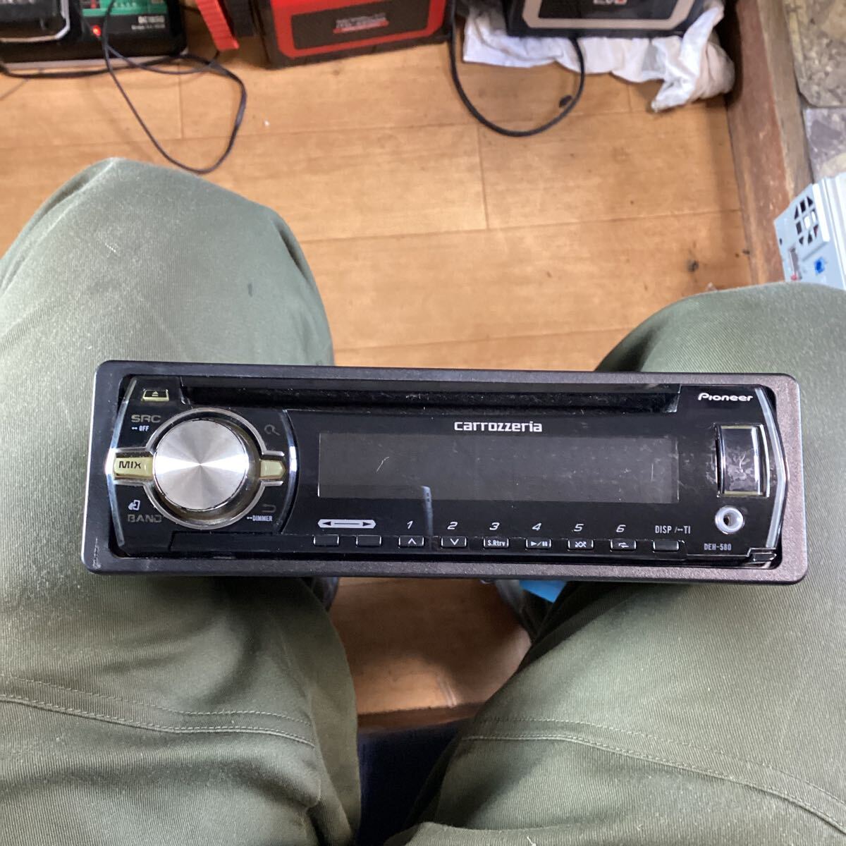 動作確認済み カロッツェリア DEH-580ZS スズキ用コネクター オーディオ K CD USB AUX_画像3