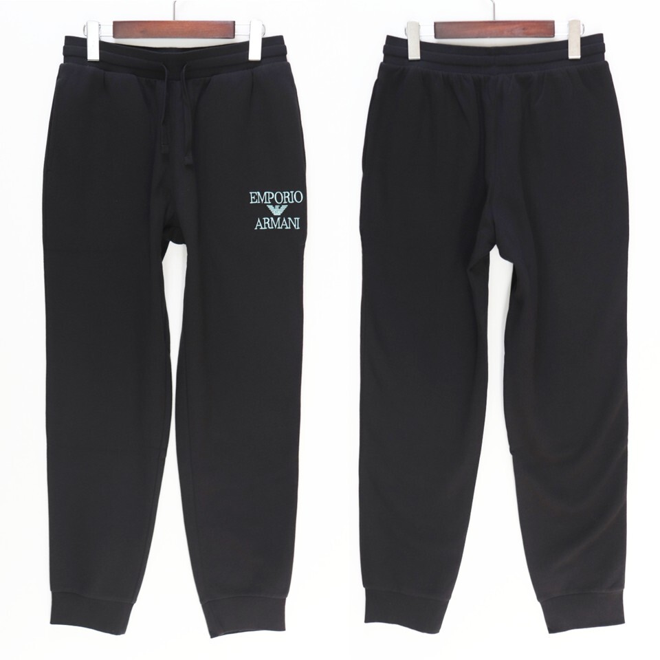《エンポリオアルマーニ》新品 裏起毛 スウェット ジップアップパーカー＋パンツ 上下セット セットアップ インポートM(日本M〜L) S2714_画像8