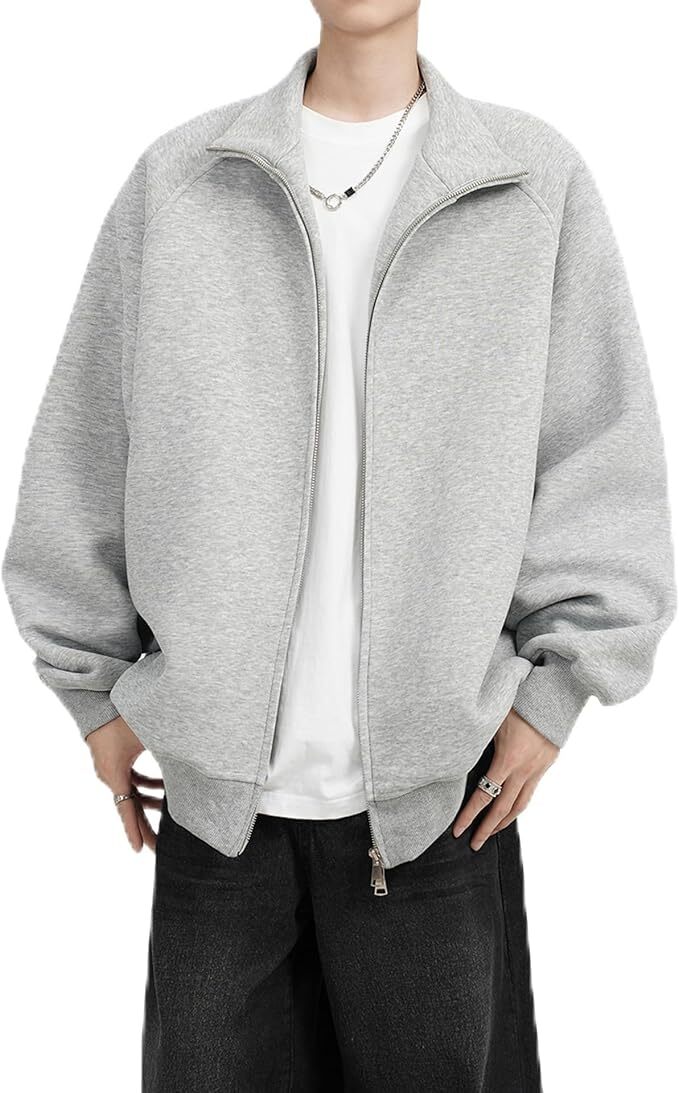 トレーナー メンズ パーカー コートパーカー M_画像1