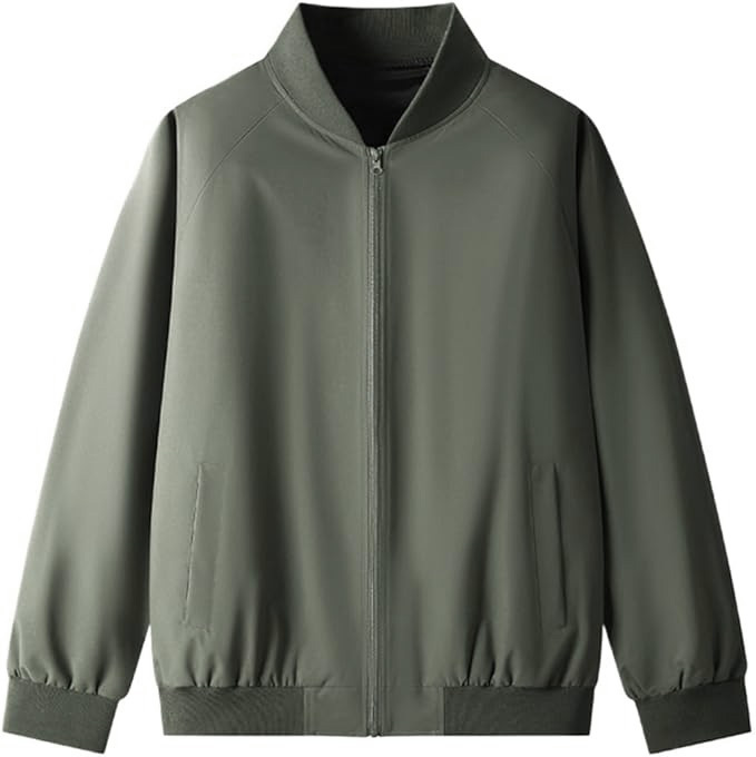  メンズ ジャケット 秋 ブルゾン 無地 おしゃれ L_画像1