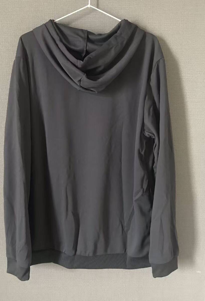  パーカー メンズ プルオーバー スウェットシャツ メンズ 無地 L_画像4