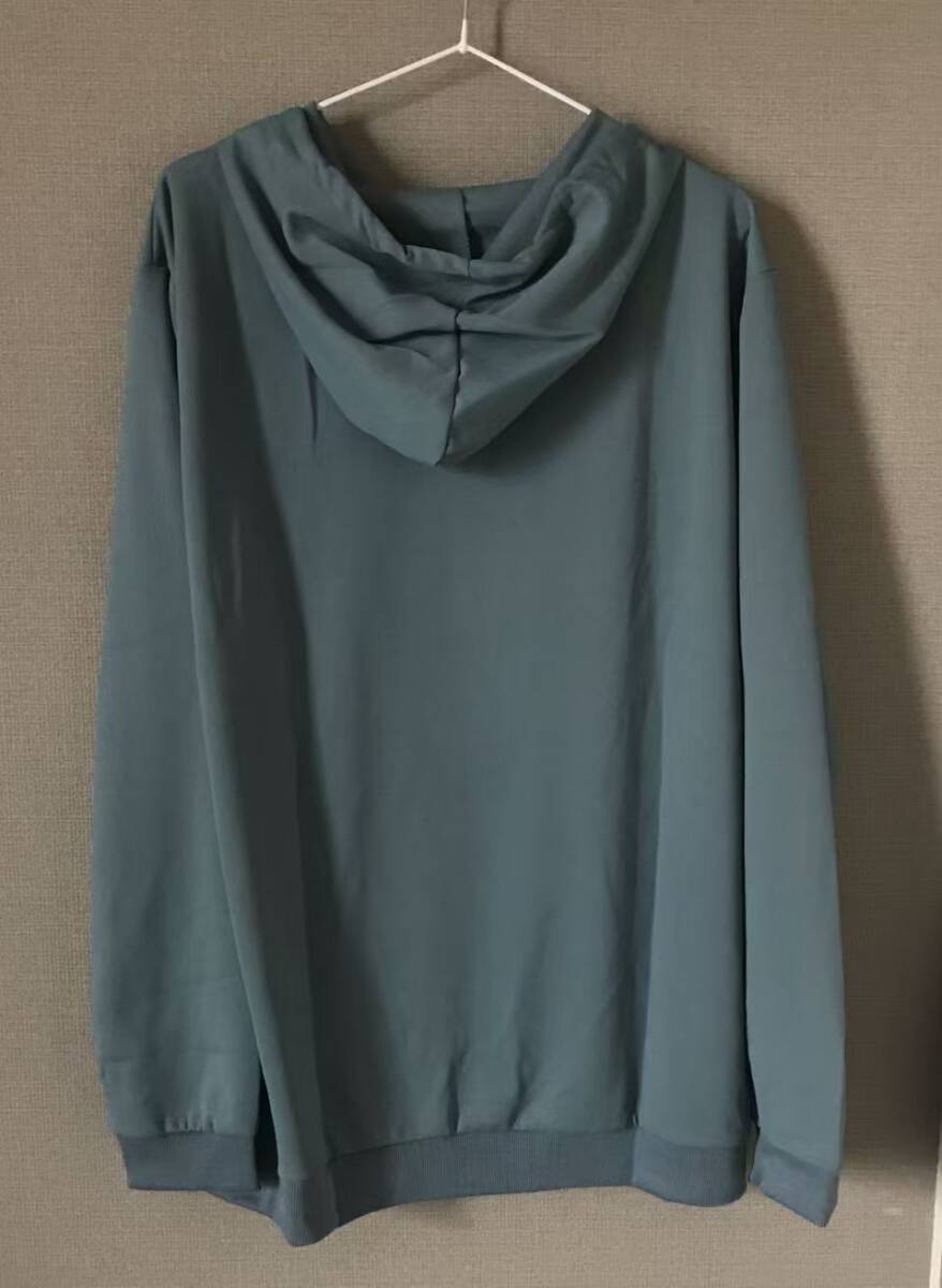 パーカー メンズ プルオーバー スウェットシャツ メンズ 無地 L_画像4