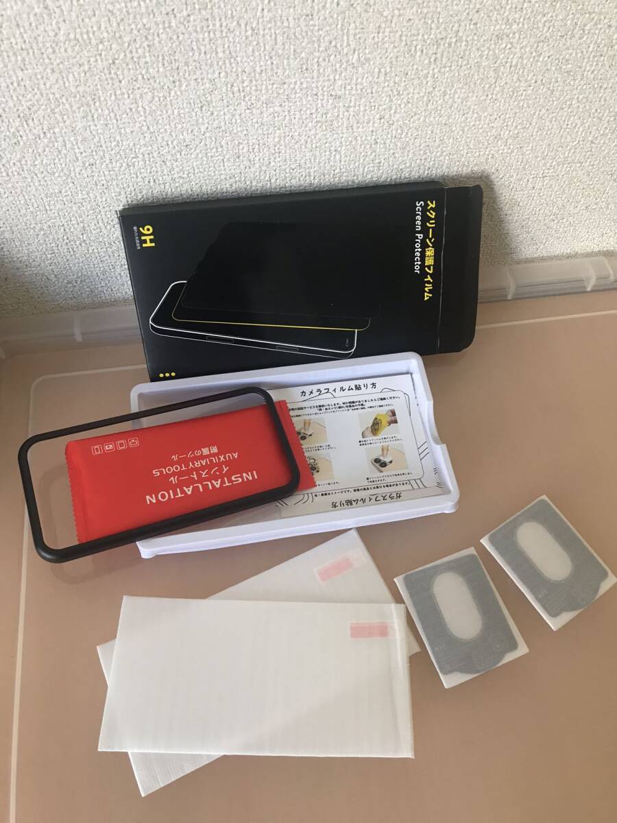 ガラスフィルム iPhone16 用 保護フィルム 2枚 + カメラフィルム 2枚_画像7