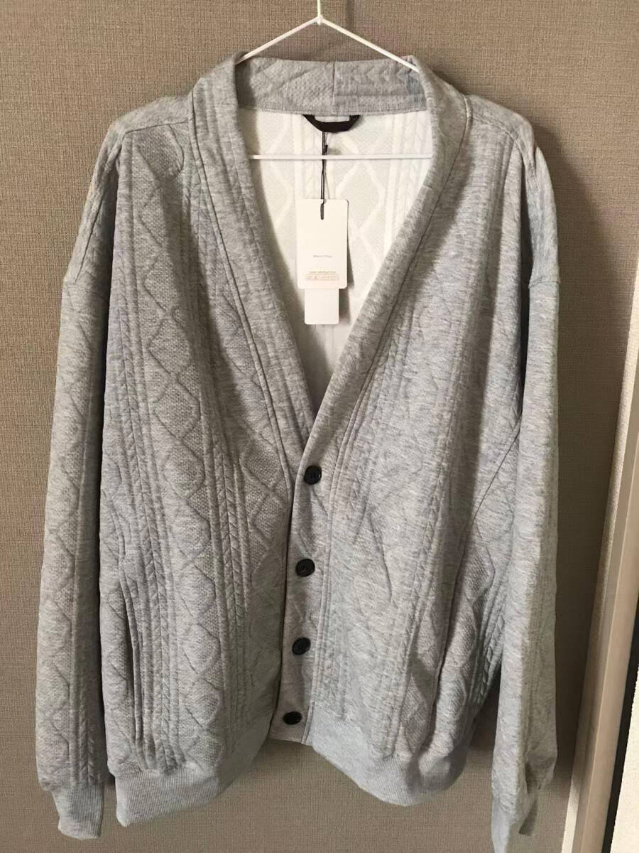 カーディガン メンズ 秋 無地 ⅴネック カジュアル L_画像3