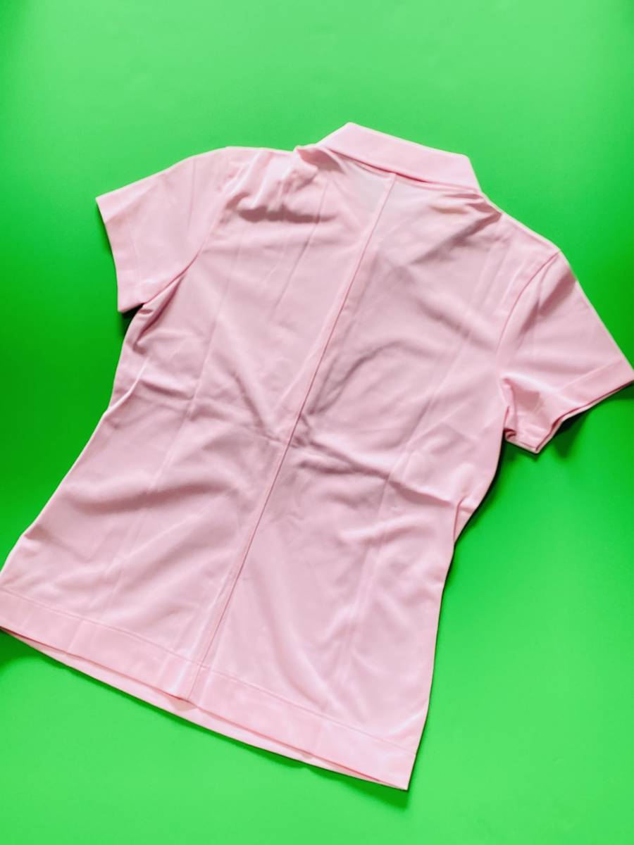 ■送料無料■ NIKE ナイキゴルフ　サイズM レディースウェア　半袖ポロシャツ　ストレッチ　吸湿速乾　ピンク系_画像3