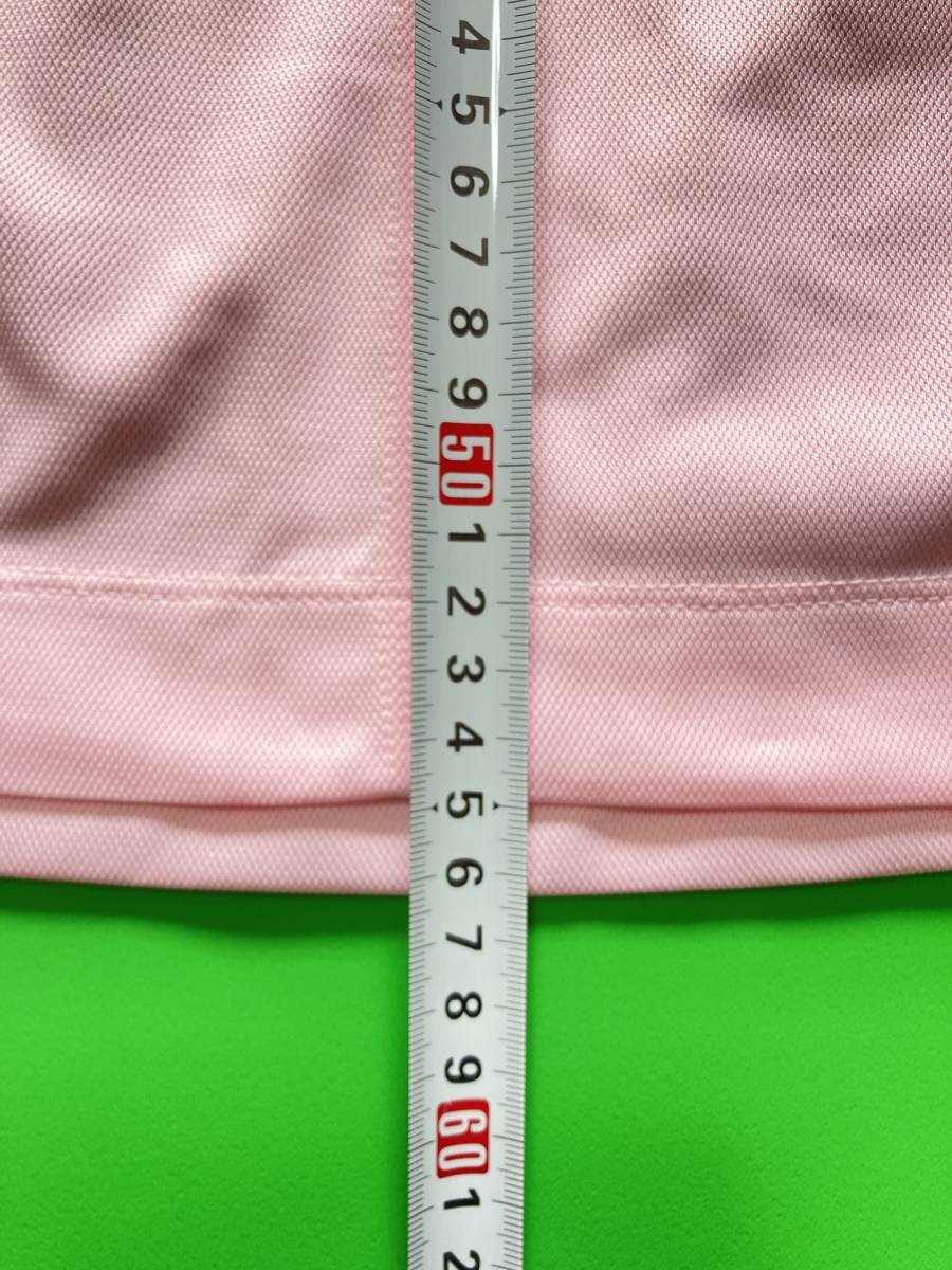 ■送料無料■ NIKE ナイキゴルフ　サイズM レディースウェア　半袖ポロシャツ　ストレッチ　吸湿速乾　ピンク系_画像6
