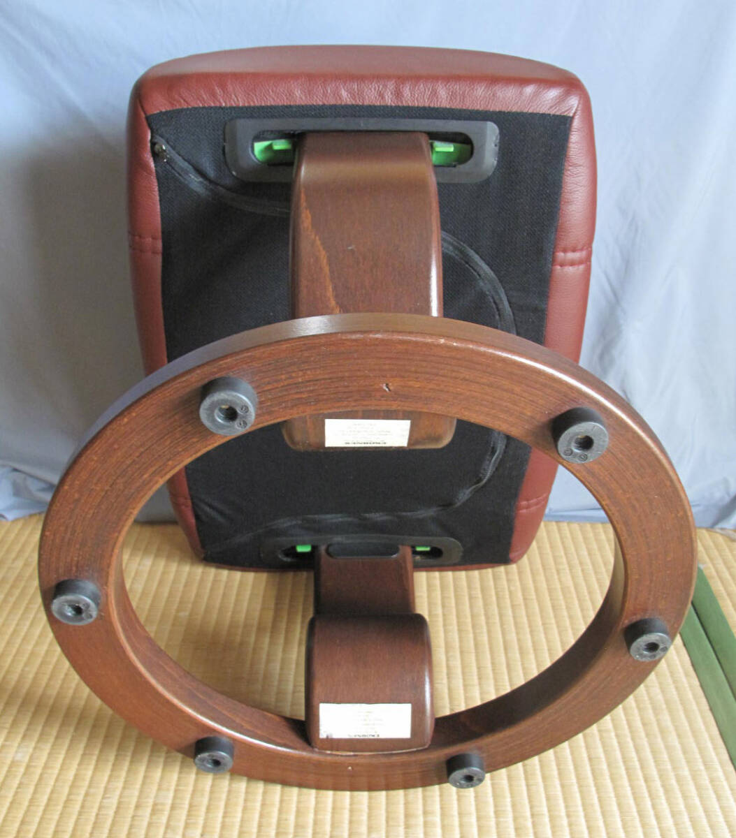 * eko -nes/EKORNES -тактный отсутствует отсутствует стул для подставка для ног * Brown, натуральная кожа specification noru way производства *