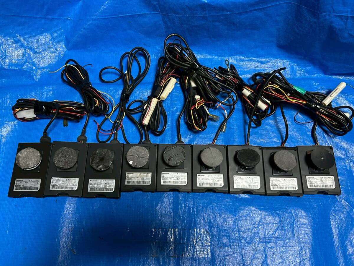 ★軽自動車外し ETC 9個セット パナソニック アンテナ一体型 ★110603S_画像2
