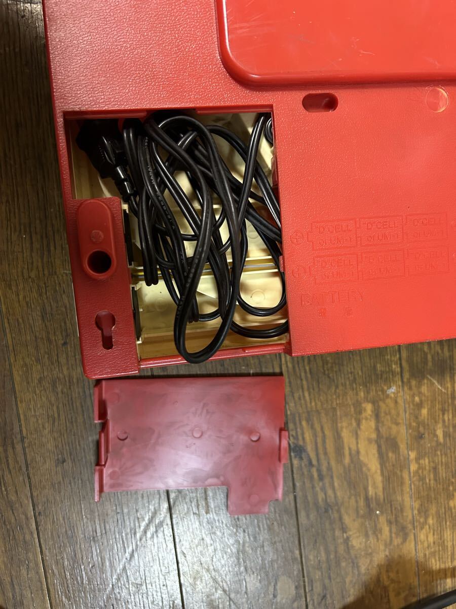 COLUMBIA ポータブルプレーヤー GP-3 レコードプレーヤー ターンテーブル 通電確認済み _画像7