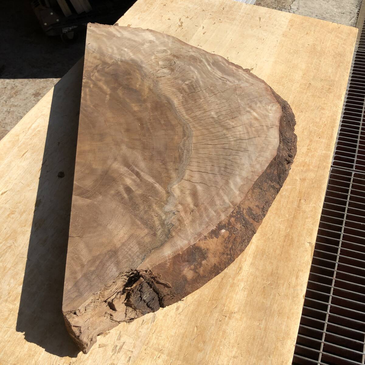 送料無料!バストゥーンウォルナット【A658H】409×~805×58mm 木工 レジン 天然木 自然素材 材木 木材 乾燥材 無垢材《銘木すずめや》_画像2