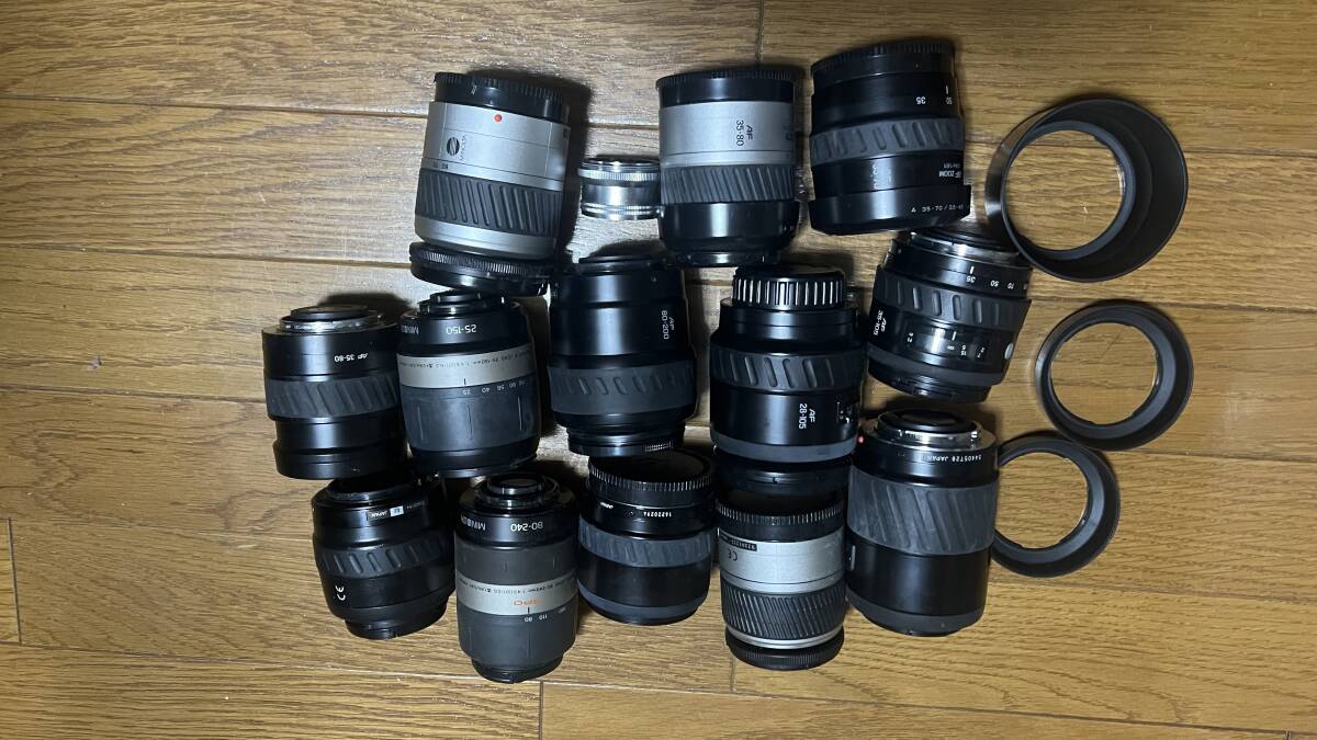 〈中古品〉MINOLTA フィルムカメラ用レンズ　まとめて_画像2