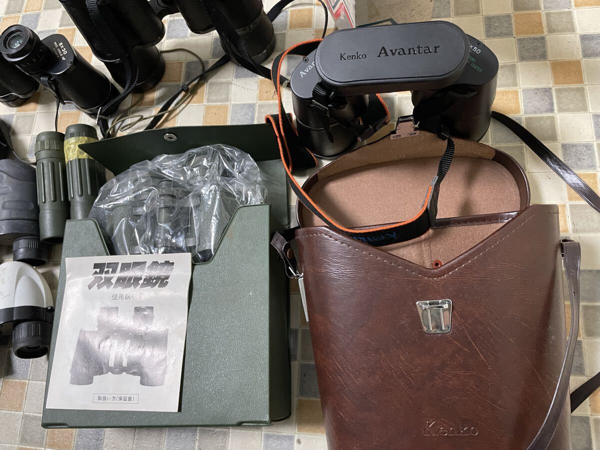 双眼鏡 8台 まとめ BINOCULARS Avantar Kenko_画像2